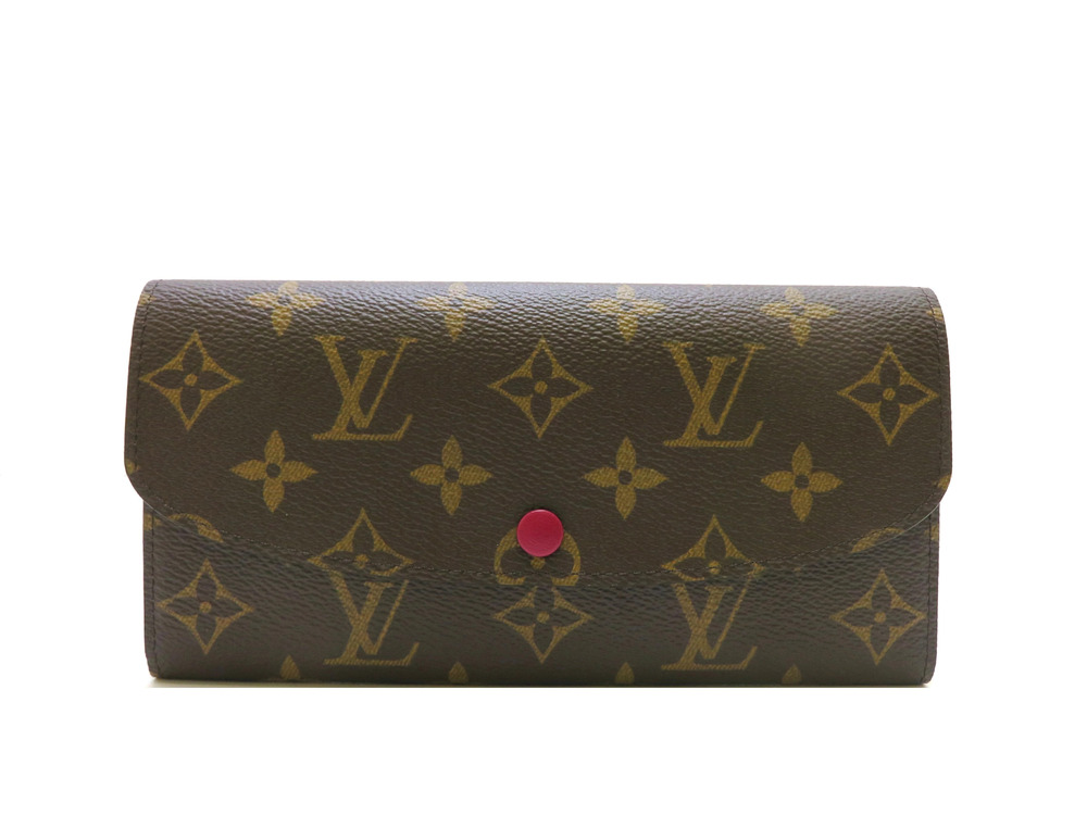 LOUIS VUITTON Long Wallet Portefeuille Emilie Monogram